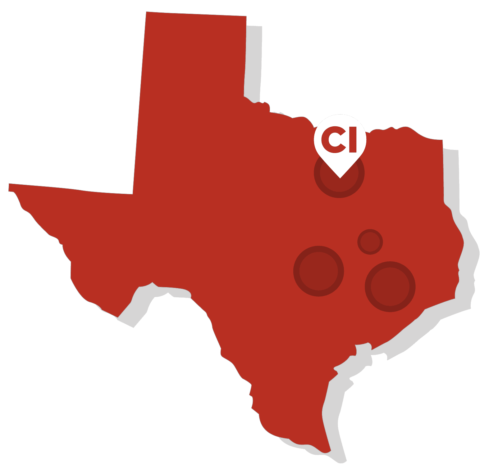Dallas-Fort Worth Community Impact coverage map