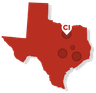 Dallas-Fort Worth Texas market map
