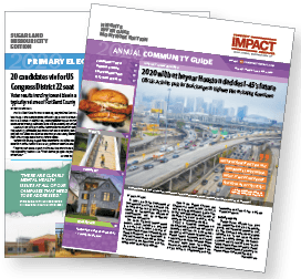 Community Impact newspaper and community guide covers