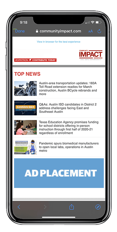 CI Morning Impact email newsletter on mobile